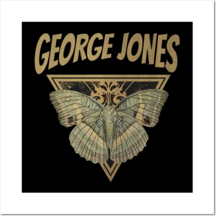 George Jones // Fly Away Butterfly Posters and Art